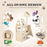 Multi-Level Cat Tree with Sisal Scratching Post-Beige