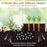 Raised Garden Bed with Trellis 87 Inch Wooden Elevated Planter with 2 Planter Boxes-Natural
