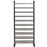 10-Tier Free-Standing Metal Frame Shoe Rack