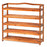 5-Tier Wood Large Shoe Rack Holds up 12-18 Pairs
