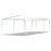 10 x 30 Feet Gazebo Canopy Tent with Connection Stakes and Wind Ropes