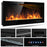 50" Electric Fireplace – Wall Mounted