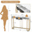 Narrow Long Sofa Table for Living Room-White