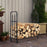 4 Feet Outdoor Heavy Duty Steel Firewood Wood Storage Rack