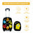 2 Pieces Kids Luggage Set 12 Inch Backpack and 16 Inch Rolling Suitcase