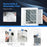 5000 BTU(SACC) Portable Air Conditioner Cools 250 Sq.Ft