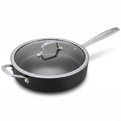 Ceramic Nonstick Sauté Pan with Lid, 4-Qt