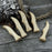 Set of 5 Ash Wood Knife Handles