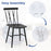 Set of 2 Modern Dining Chairs with Backrest