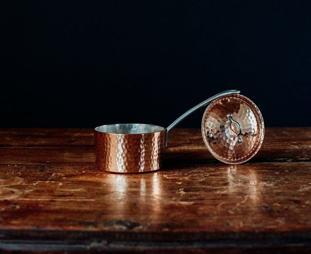 Petite French Copper Butter Pot With Lid — Bright Shop