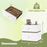 2-Drawer Modern Nightstand with Storage for Living Room Bedroom