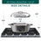 Oval Dutch Oven with Lid - 10 Quart (15 Inch)