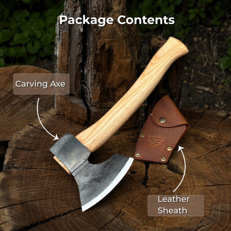 Small Carving Axe, 0.65 kg (1.43 lb)