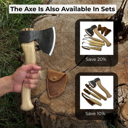 Small Carving Axe, 0.66 kg (1.46 lb)