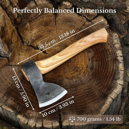 Small Carving Axe, 0.7 kg (1.54 lb)