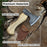 Small Carving Axe with Leather Sheath, 0.47 kg (1 lb)