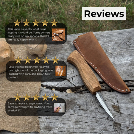 Small Sloyd Carving Knife, Blade 6.5 cm (2.56 inches)