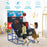 Kids Arcade Basketball Game Set with 4 Basketballs and Ball Pump