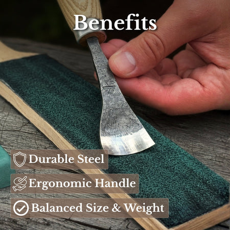 Spoon Bent Gouge, 20 - 45 mm (0.8 - 1.8 inches)