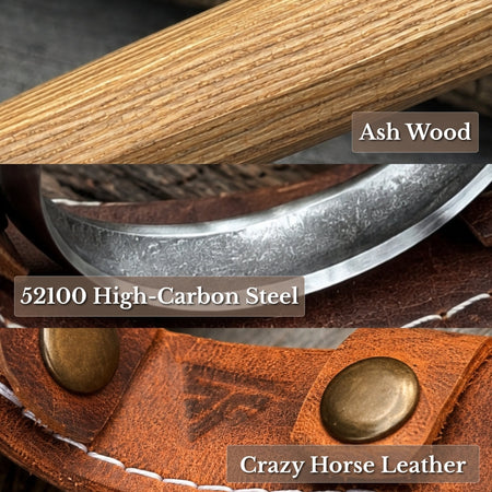 Spoon Carving Hook Knife – Large Radius Curve 5.5 cm (2.17 inches)