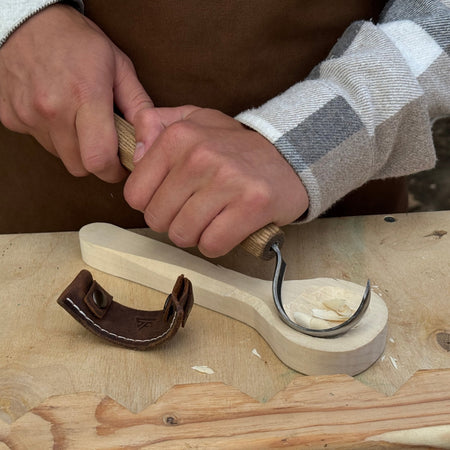 Spoon Carving Hook Knife – Large Radius Curve 5.5 cm (2.17 inches)