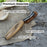 Spoon Carving Hook Knife – Long Curved Blade 7 cm (2.7 inches)