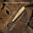 Spoon Carving Hook Knife with Leather Sheath, 3.5 cm (1.38 inches)