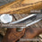 Spoon Carving Hook Knife with Leather Sheath, Blade 3.5 cm (1.38 inches)