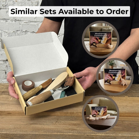 Spoon Carving Kit - Complete Starter Whittling Kit for Beginners Adults, Teens, and Kids
