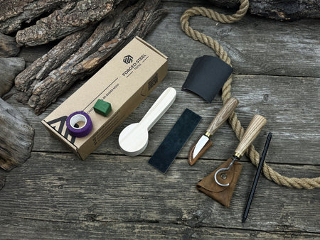 Spoon Carving Kit – Craft Your First Spoon with This All-Inclusive Starter Set