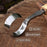 Spoon Carving Scorp (Round) Knife, ⌀3 cm (1.2 inches) with Leather Case