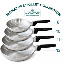 Signature Skillet Collection - Set of 4 Skillets - 8", 10", 11" and 13"