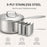 5-Ply Stainless Saucepan with Lid