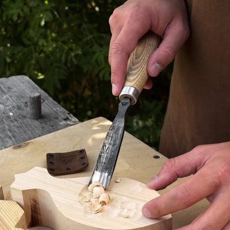Straight Gouge (Rounded Chisel), 10-45 mm / 0.4-1.8 in