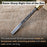Straight Wood Carving Gouge, 5 - 12 mm (0.20 - 0.47 inches)