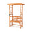 6.2 Feet Tall Patio Garden Arbor with Pergola and 2-Seat Bench for Garden Lawn Backyard Decoration-Yellow