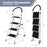 4-Step Folding Ladder with Anti-Slip Pedal Platform 330Lbs Capacity