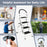 4-Step Folding Ladder with Anti-Slip Pedal Platform 330Lbs Capacity