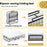 Twin Size Folding Bed with Memory Foam Mattress and Heavy-duty Metal Frame