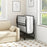 Cot Size Folding Bed with Memory Foam Mattress and Pillow