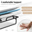 Cot Size Folding Bed with Memory Foam Mattress and Pillow