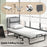 Cot Size Folding Bed with Memory Foam Mattress and Pillow