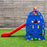 3-in-1 Junior Children Freestanding Design Climber Slide Swing Seat Basketball Hoop