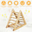 Wooden Triangle Climber for Toddler Step Training