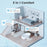 96 Pints Dehumidifier with 24H Timer and 3-Color Indicator-White