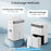 96 Pints Dehumidifier with 24H Timer and 3-Color Indicator-White