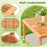 5-Pieces Patio Dining Table Set Wood Square Dining Table with 4 Chairs and Slatted Tabletop