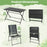 5-Piece Foldable Outdoor Dining Set for Backyard Garden Deck