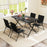 5-Piece Foldable Outdoor Dining Set for Backyard Garden Deck