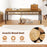 3 Pieces Acacia Wood Patio Dining Set for Deck and Backyard